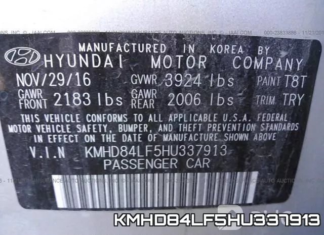 KMHD84LF5HU337913 фото 9
