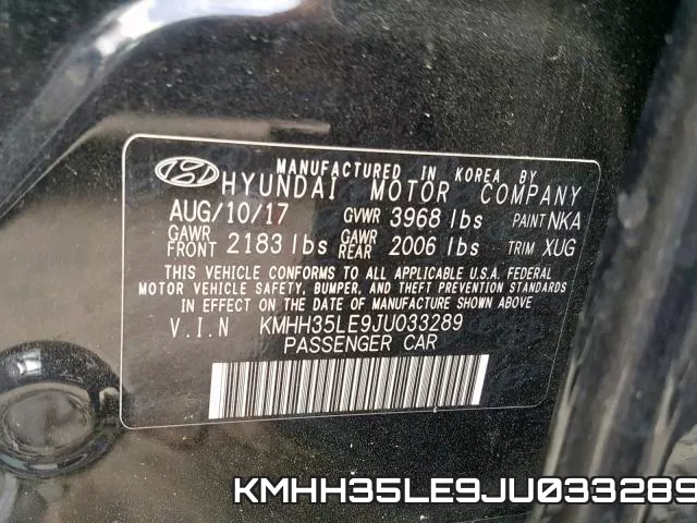 KMHH35LE9JU033289 фото 2
