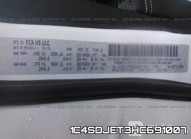 1C4SDJET3HC691007 фото 10