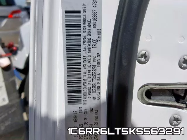 1C6RR6LT5KS563291 фото 2