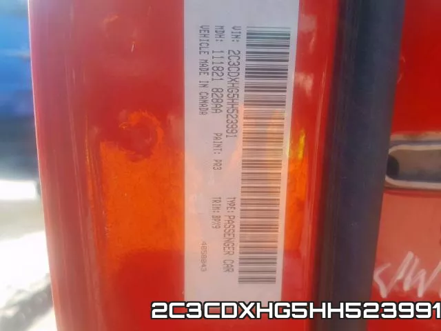2C3CDXHG5HH523991 фото 2