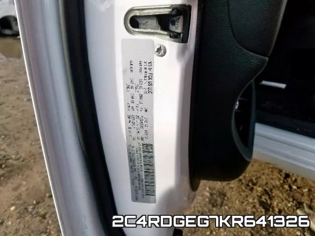 2C4RDGEG7KR641326 фото 2