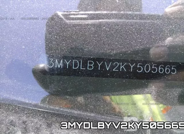 3MYDLBYV2KY505665 фото 10