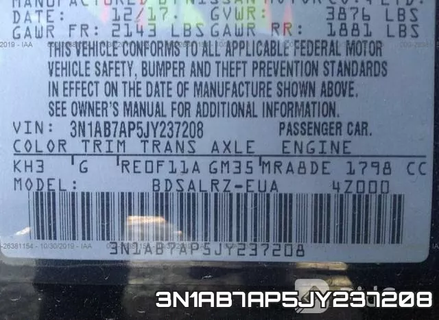 3N1AB7AP5JY237208 фото 10