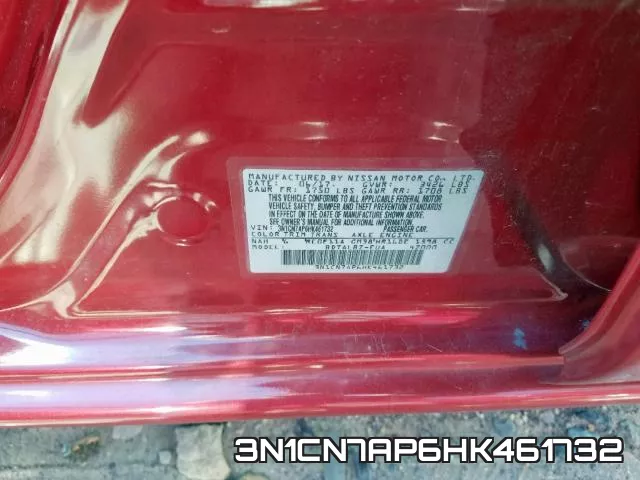 3N1CN7AP6HK461732 фото 2