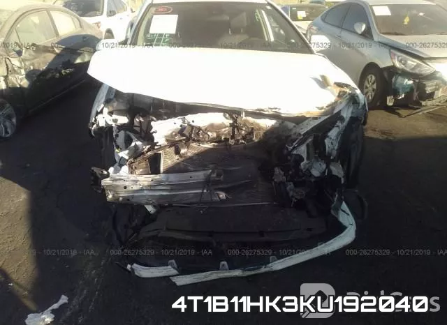 4T1B11HK3KU192040 фото 7