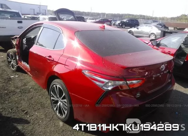 4T1B11HK7KU194289 фото 4