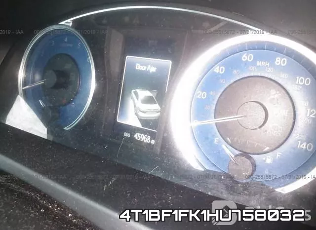 4T1BF1FK1HU758032 фото 8
