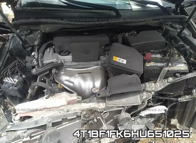 4T1BF1FK6HU651025 фото 2