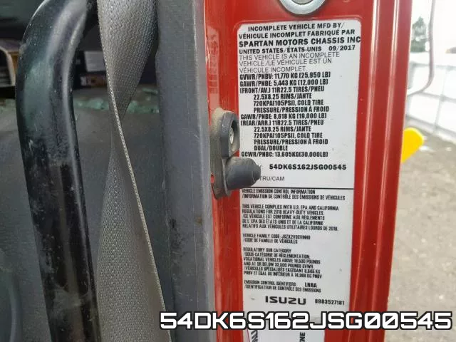 54DK6S162JSG00545 фото 2