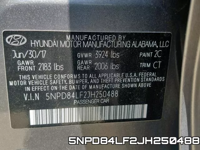 5NPD84LF2JH250488 фото 2