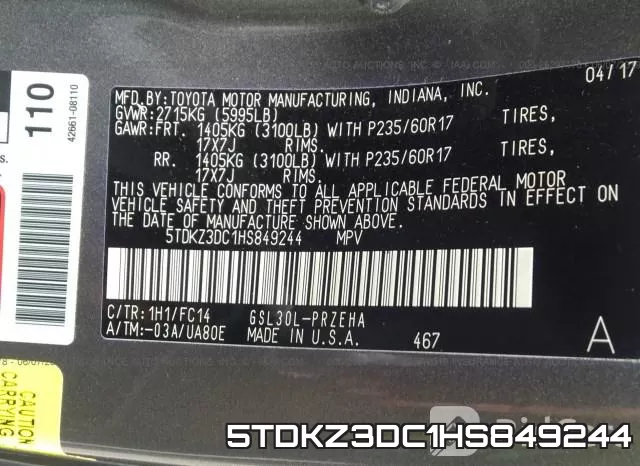 5TDKZ3DC1HS849244 фото 10