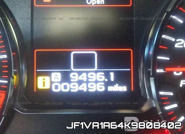 JF1VA1A64K9808402 фото 8