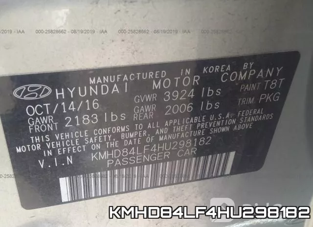 KMHD84LF4HU298182 фото 10