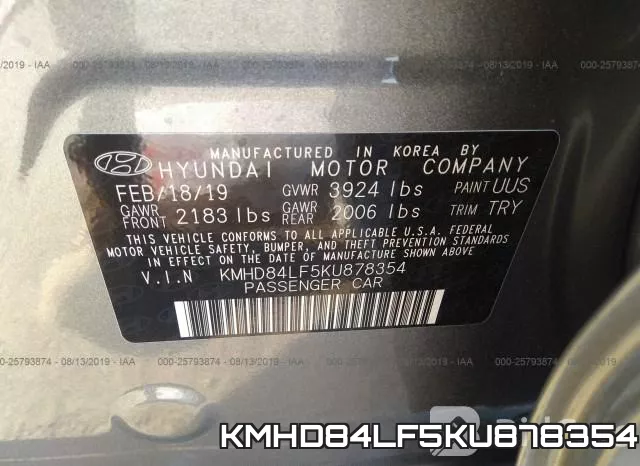 KMHD84LF5KU878354 фото 10
