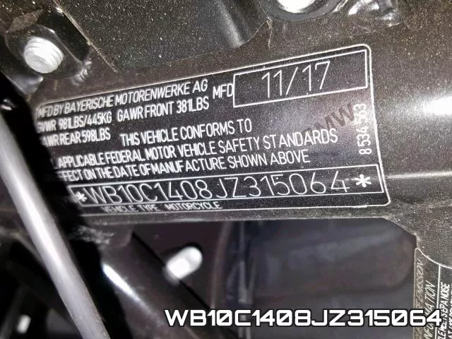WB10C1408JZ315064 фото 2