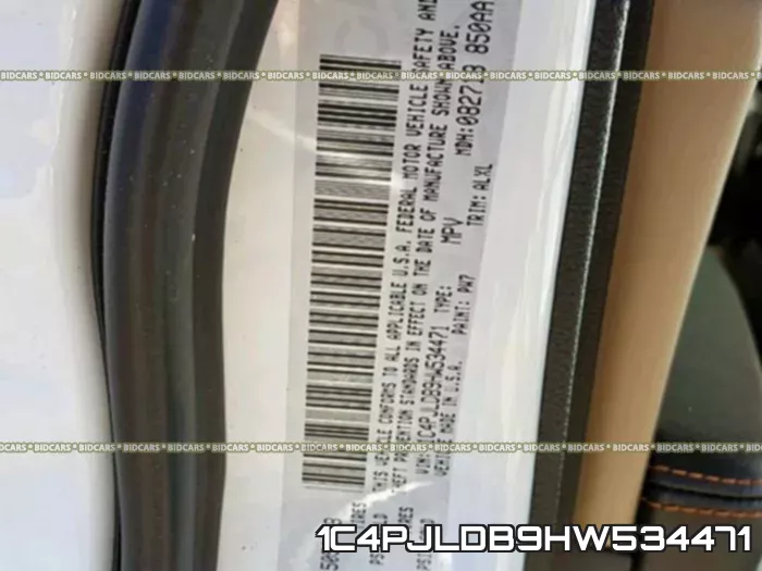1C4PJLDB9HW534471 фото 2