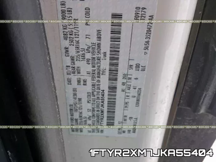 1FTYR2XM7JKA55404 фото 2