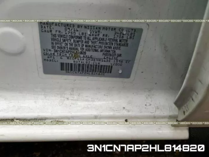 3N1CN7AP2HL814820 фото 2