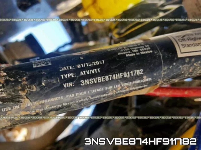 3NSVBE874HF911782 фото 2