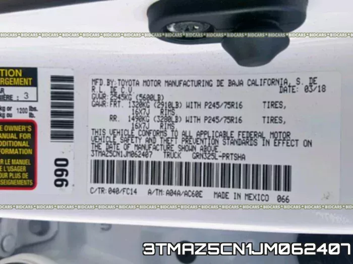 3TMAZ5CN1JM062407 фото 2