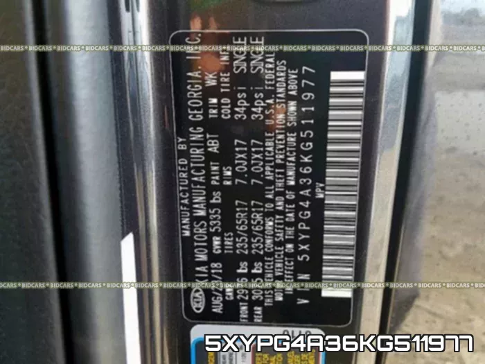 5XYPG4A36KG511977 фото 2