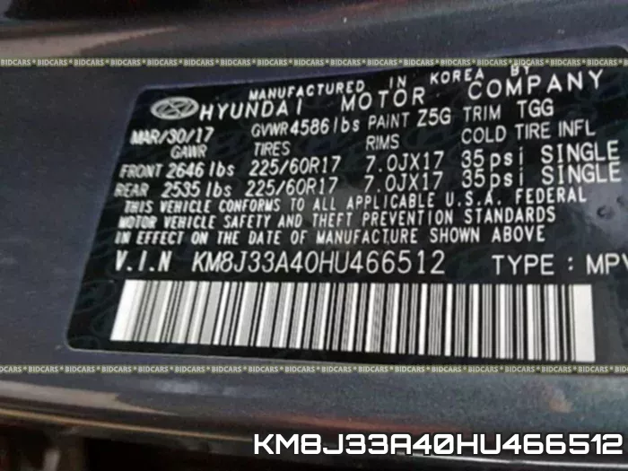 KM8J33A40HU466512 фото 2
