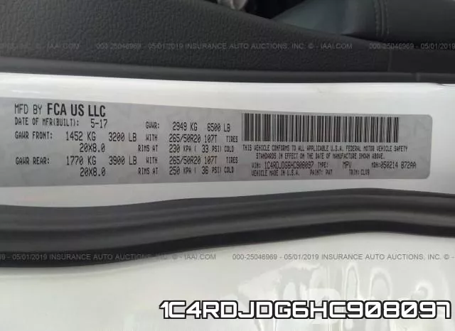1C4RDJDG6HC908097 фото 10