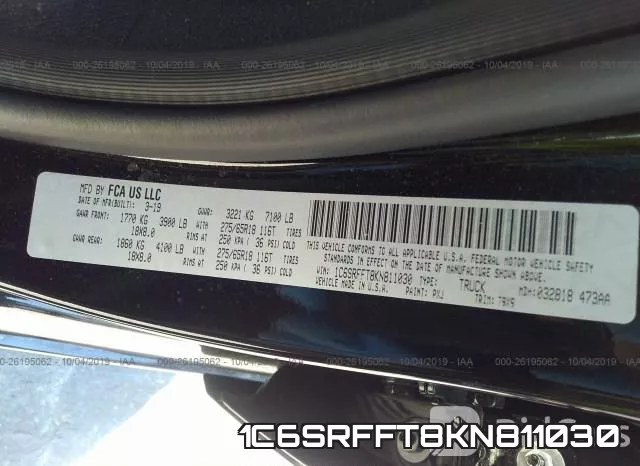 1C6SRFFT8KN811030 фото 10