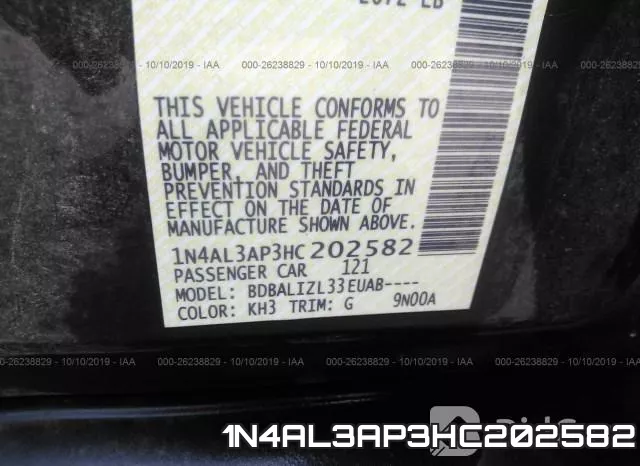 1N4AL3AP3HC202582 фото 10