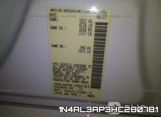 1N4AL3AP3HC280781 фото 9