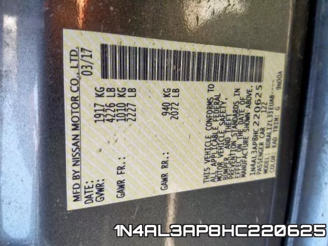 1N4AL3AP8HC220625 фото 2