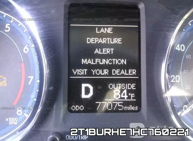2T1BURHE7HC760221 фото 8