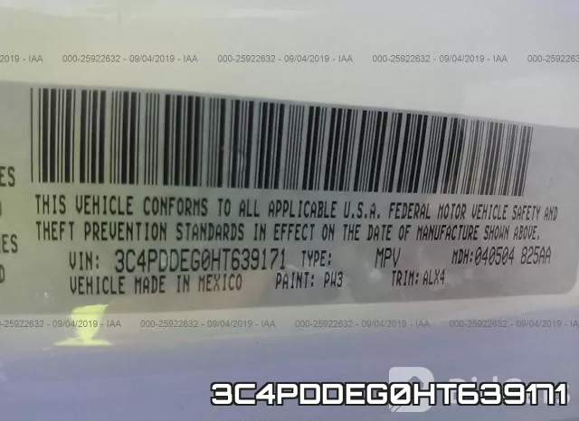 3C4PDDEG0HT639171 фото 10