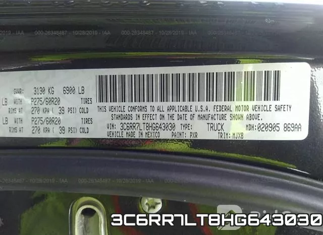 3C6RR7LT8HG643030 фото 10