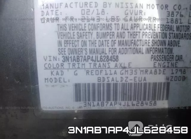 3N1AB7AP4JL628458 фото 10