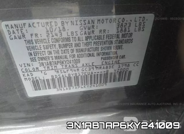 3N1AB7AP6KY241009 фото 10