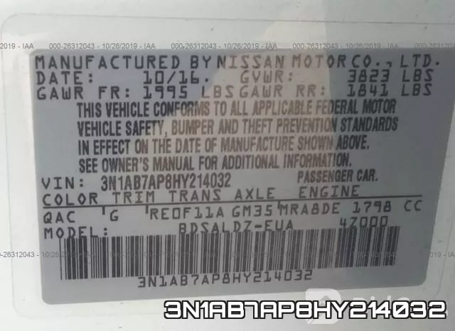 3N1AB7AP8HY214032 фото 9