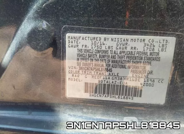3N1CN7AP5HL818845 фото 9