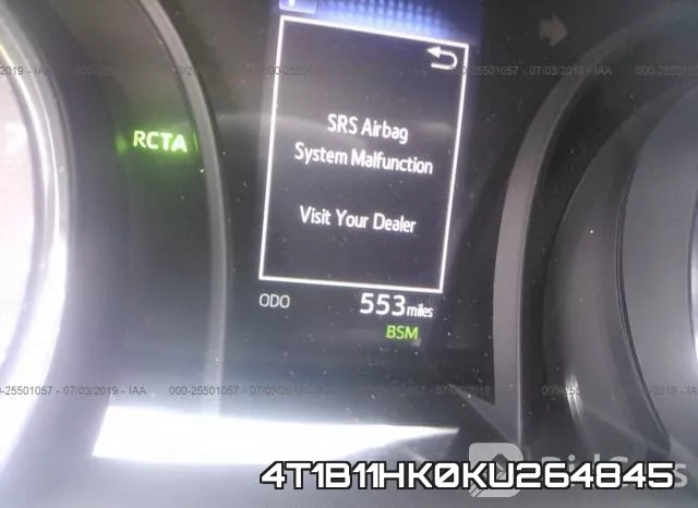 4T1B11HK0KU264845 фото 8