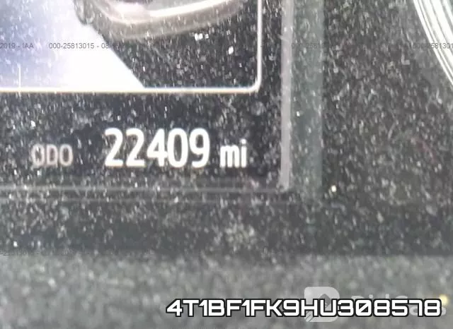 4T1BF1FK9HU308578 фото 8