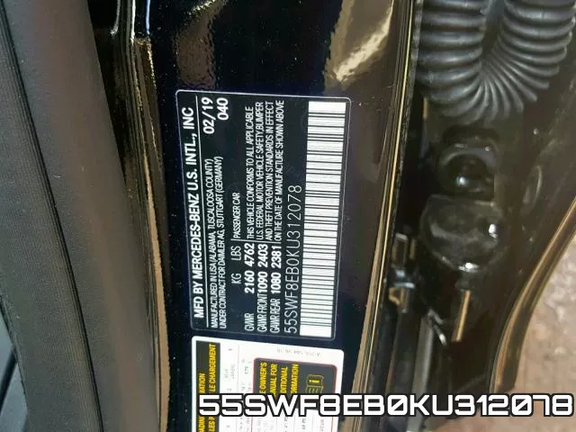 55SWF8EB0KU312078 фото 2