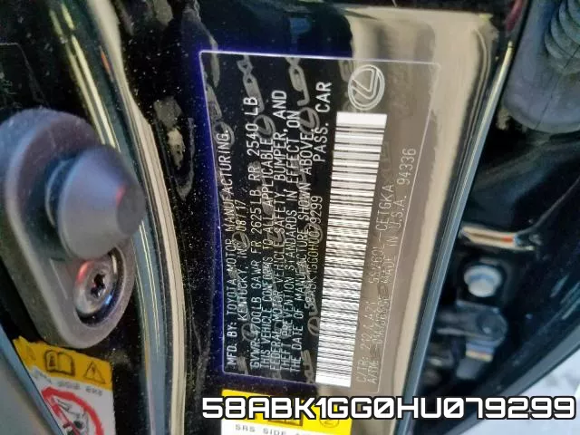 58ABK1GG0HU079299 фото 2