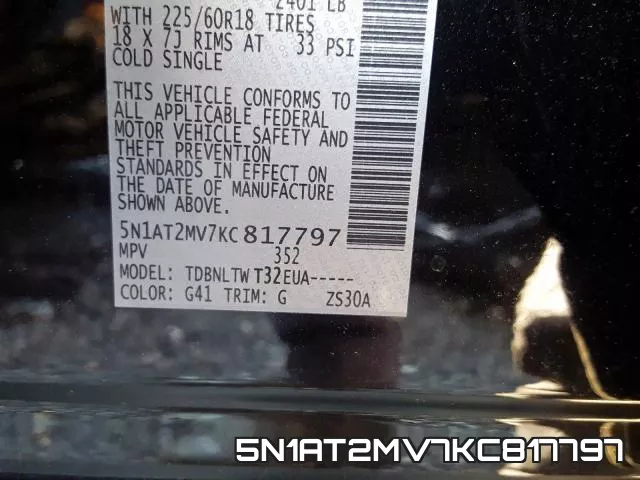 5N1AT2MV7KC817797 фото 9