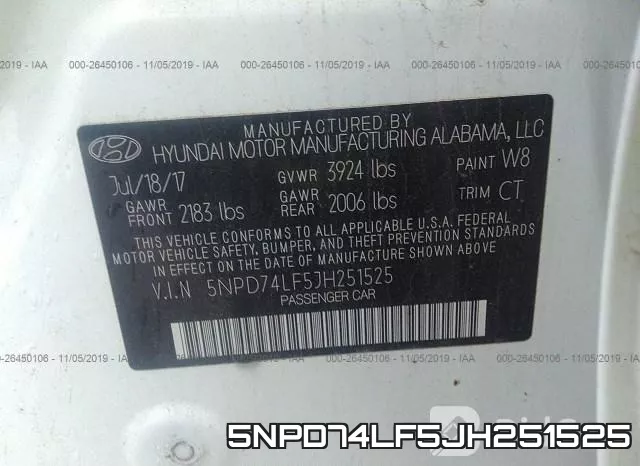5NPD74LF5JH251525 фото 10