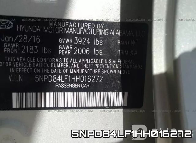 5NPD84LF1HH016272 фото 10