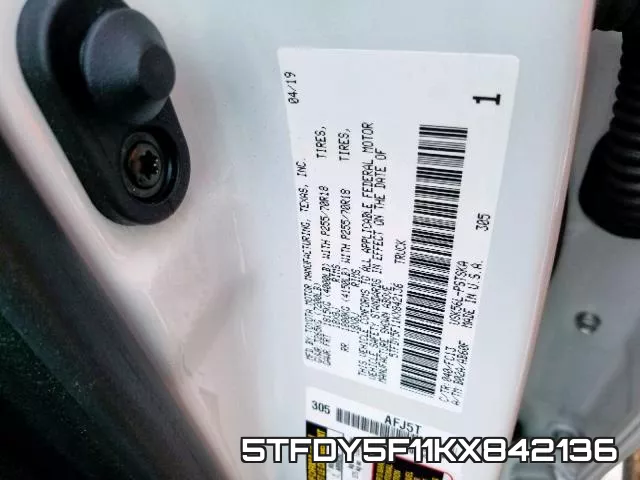 5TFDY5F11KX842136 фото 2
