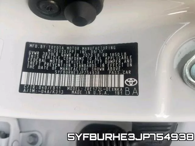 5YFBURHE3JP754938 фото 2