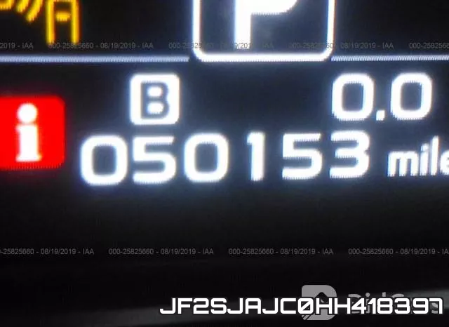 JF2SJAJC0HH418397 фото 8