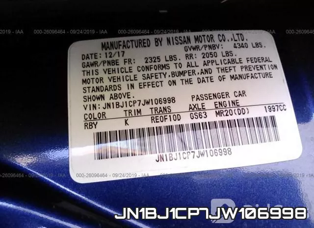JN1BJ1CP7JW106998 фото 10